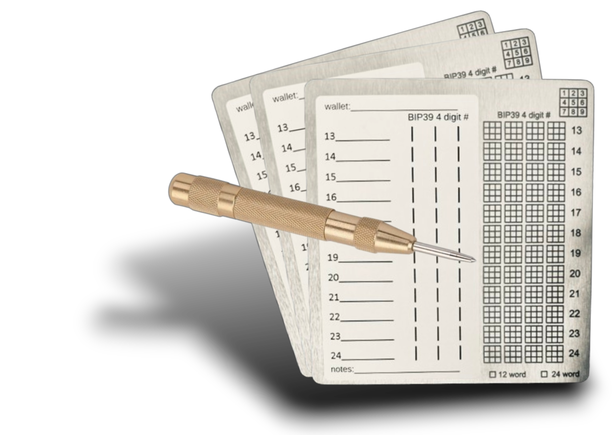 Masters Plate 3 Package + 1 punch tool - double sided